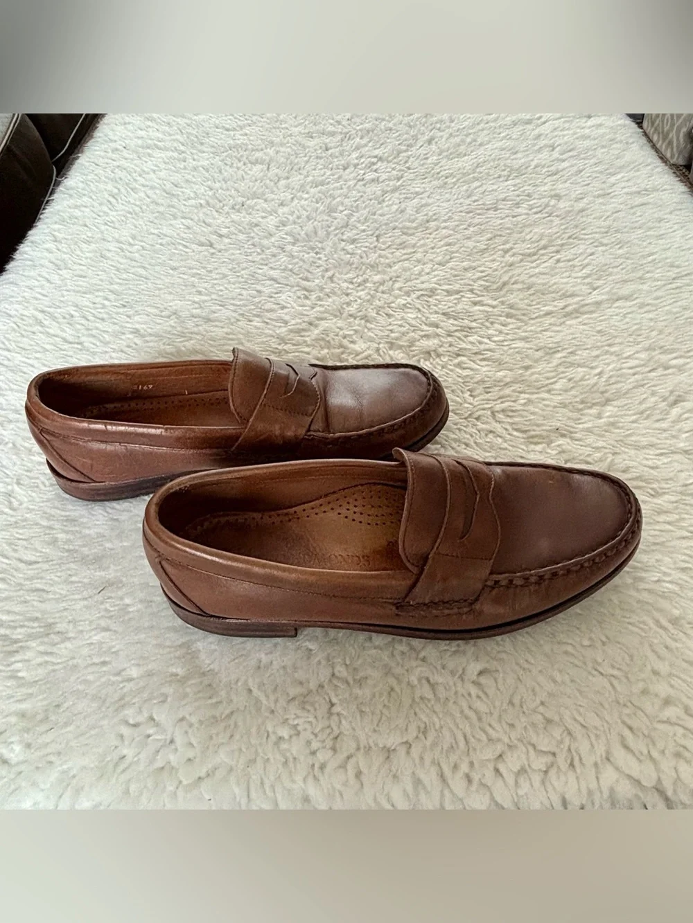 Allen Edmonds Classic Brown Leather Penny Loafers - Men's Dress Casual Sz 10.5 D